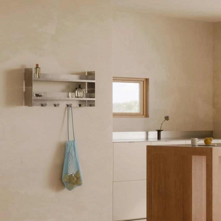 Etagère PLI CORE Acier Inoxydable avec rebords L 60 TIPTOE