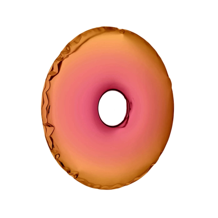 Miroir RONDO Rhodonite-Topaze ZIETA