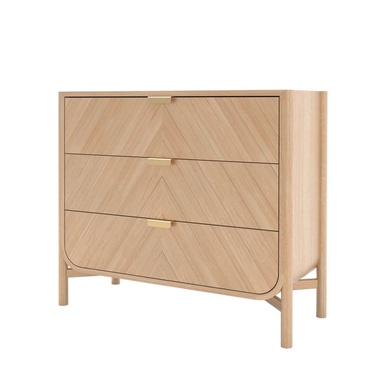 Meuble de rangement Commode MARIUS Chêne HARTO