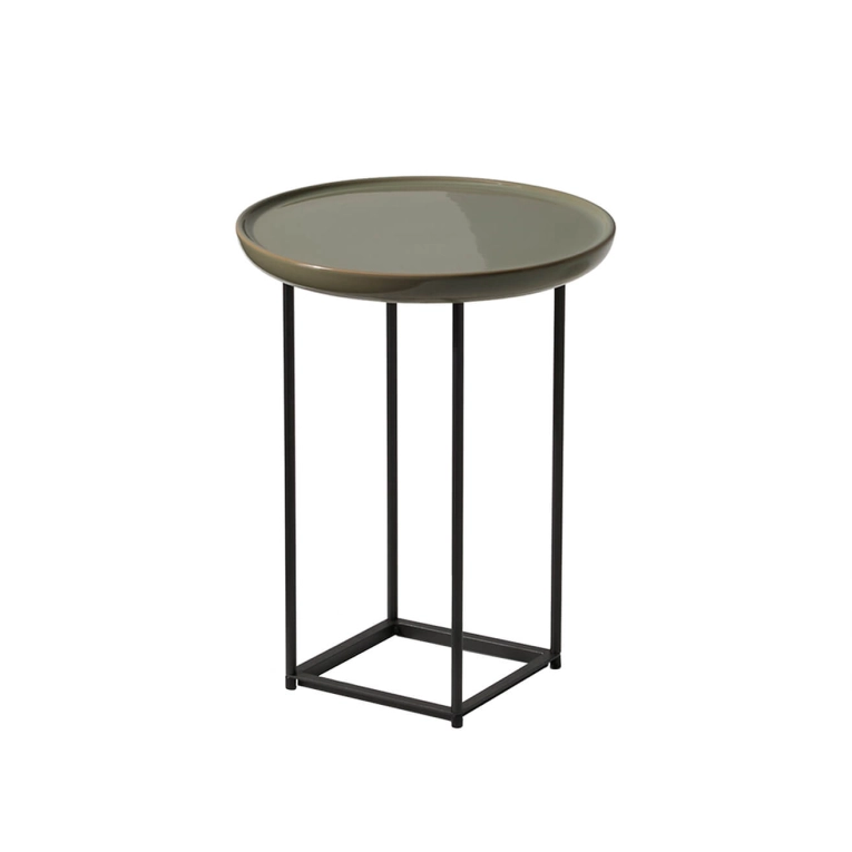 Table basse extérieure TOREI OUTDOOR  Ø 39 Vert Mousse CASSINA