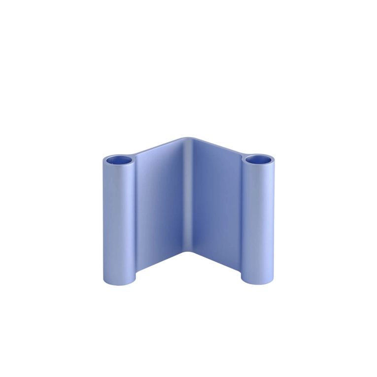 Photophore, bougeoir et bougie PAIR H 11 Bleu clair MUUTO