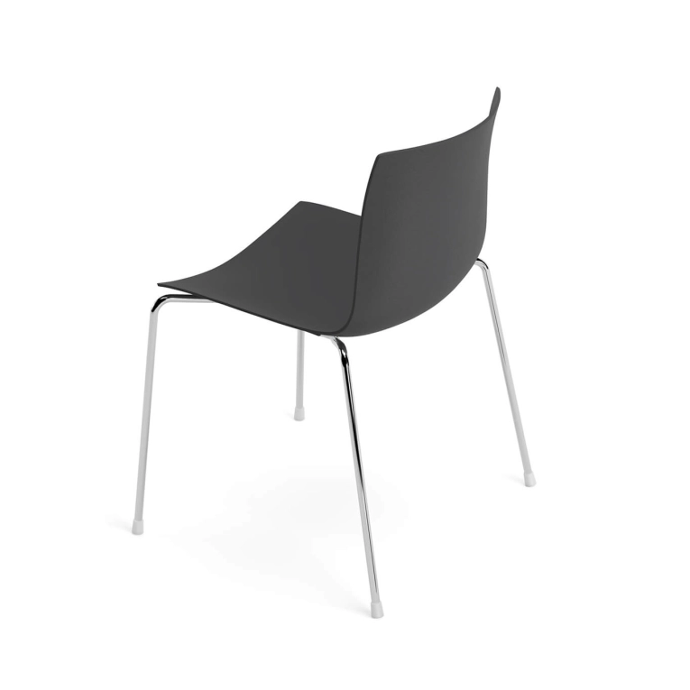 Chaise CATIFA RE 46 4 pieds Noir ARPER