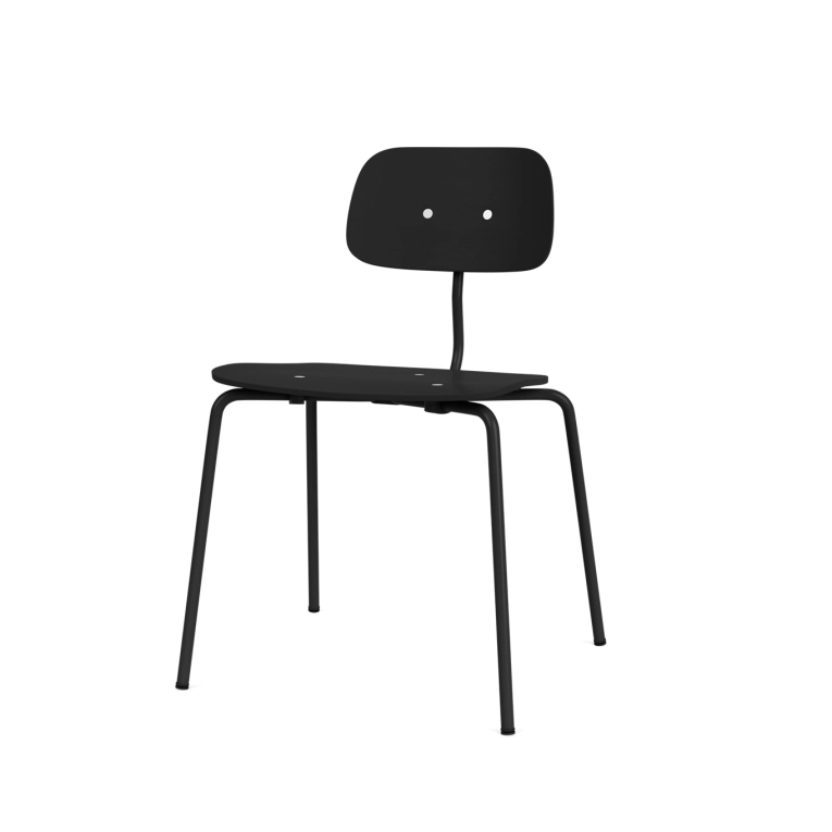 Chaise KEVI 2060 pieds métal Noir MONTANA