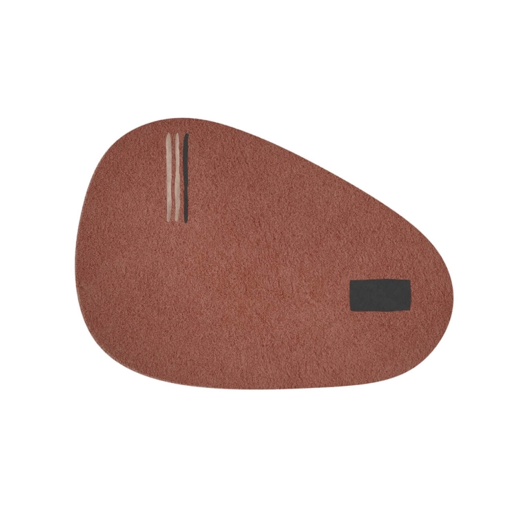 Tapis ONIGIRI 255x183 Rouille TACCHINI