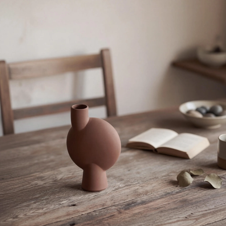 Vase SPHERE BUBL medio Amande 101 COPENHAGEN