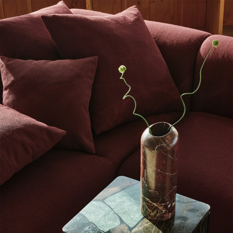 Vase Vase BOULDER TALL Marbre Brun TOM DIXON