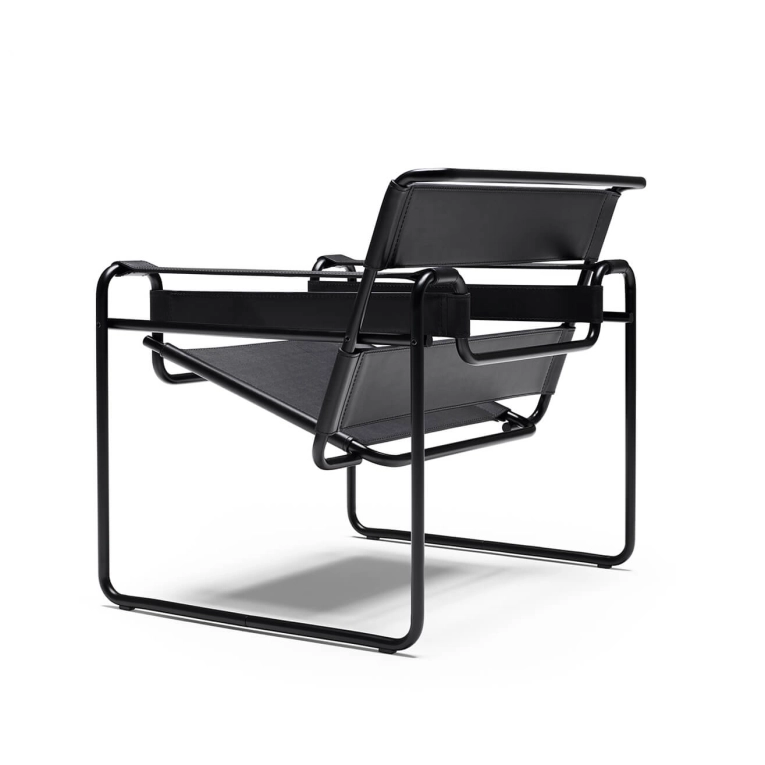 Fauteuil WASSILY Noir mat/ Noir KNOLL