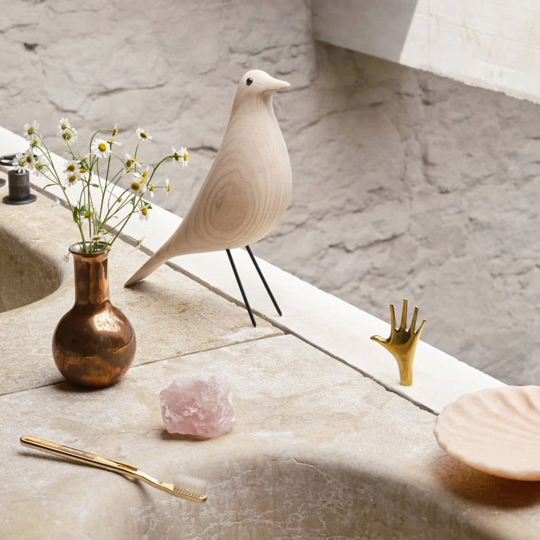 Objet décoratif EAMES HOUSE BIRD Frêne Cotton White VITRA