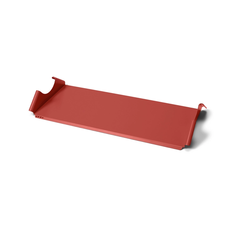 Meuble TV Etagère pour support TV MOON TRAY Rouge PEDESTAL