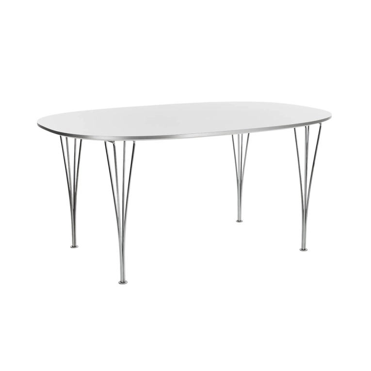Table SUPERELLIPSE Fenix Blanc FRITZ HANSEN