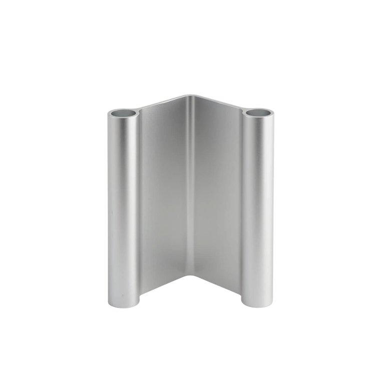 Photophore, bougeoir et bougie PAIR H 18 Aluminium MUUTO
