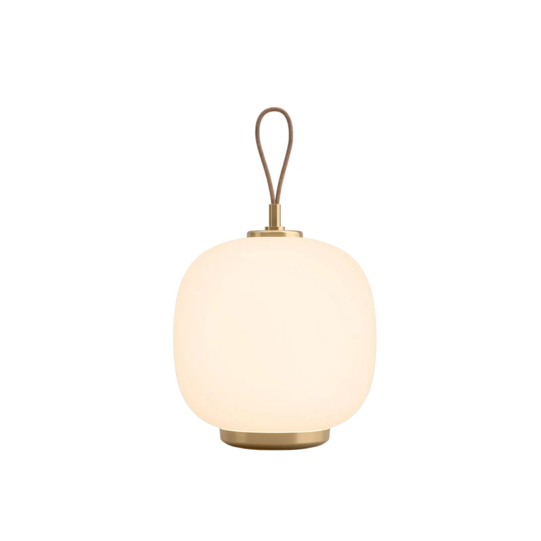 Lampe sans fil VL45 RADIOHUS PORTABLE Laiton/ Blanc opalin LOUIS POULSEN