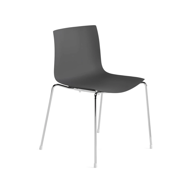 Chaise CATIFA RE 46 4 pieds Noir ARPER