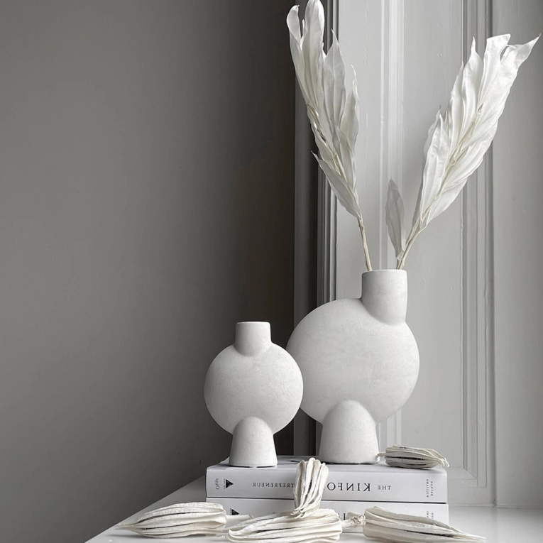 Vase SPHERE BUBL medio Blanc os 101 COPENHAGEN
