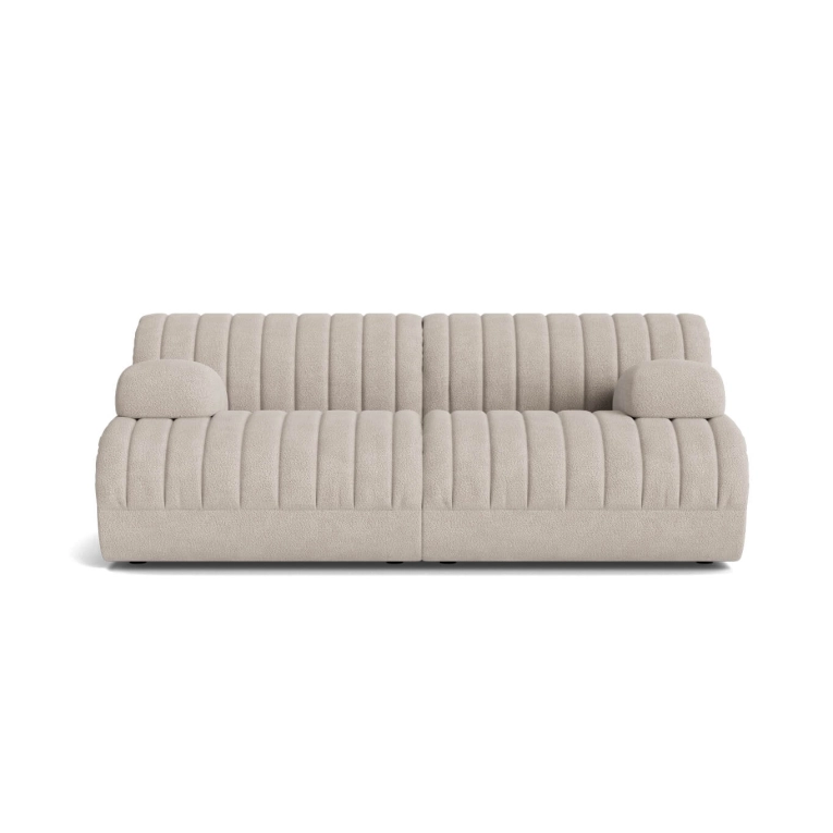 Canapé COLTRE 2 places avec accoudoirs Turf Sable MUUTO
