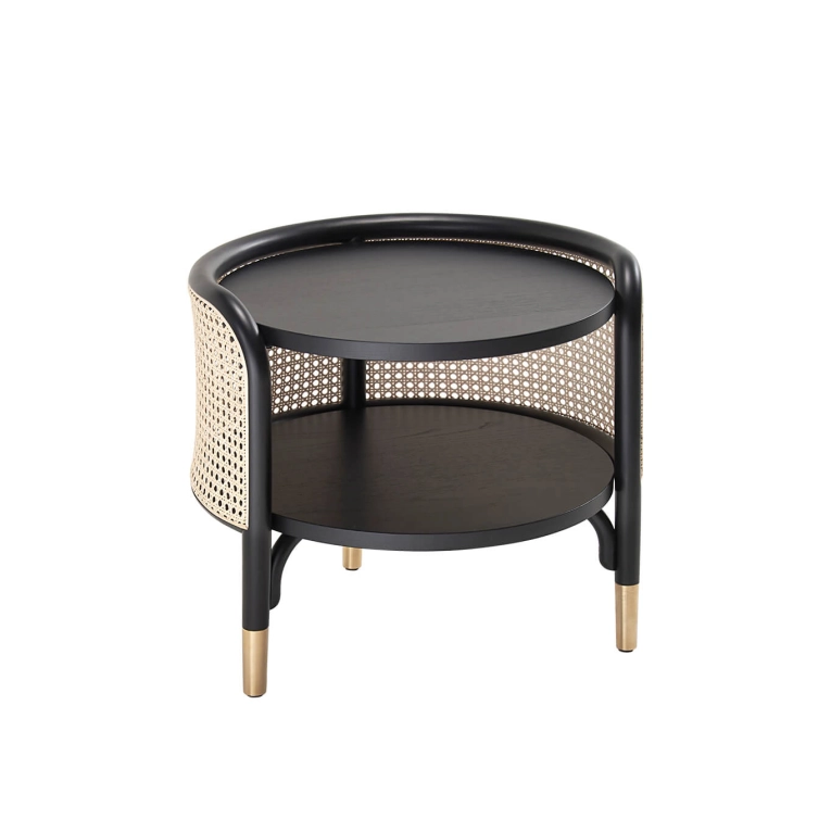 Table d'appoint guéridon MOS Noir GEBRÜDER THONET VIENNA