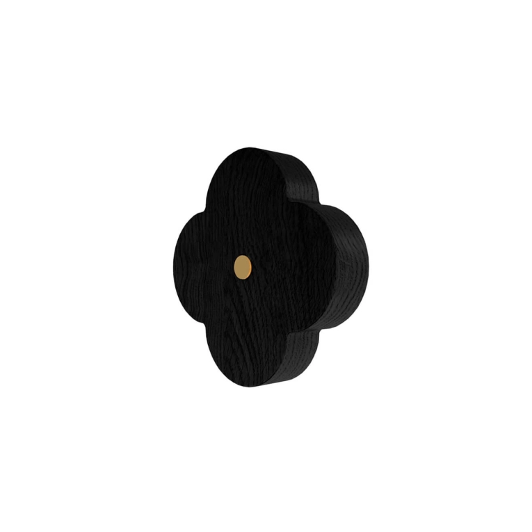 Patère Design ANDRÉE S Frêne Noir HARTO