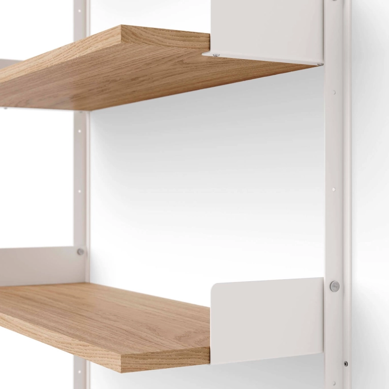 Etagère NEW WORKS WALL 1900 Blanc/ Chêne NEW WORKS