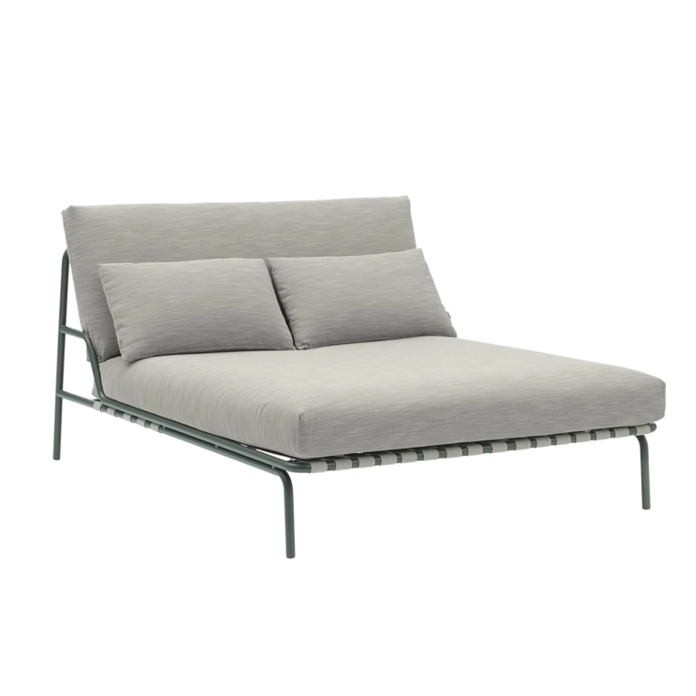 Bain de soleil, chaise longue et hamac SETTLE Weave 2/Vert foncé MUUTO