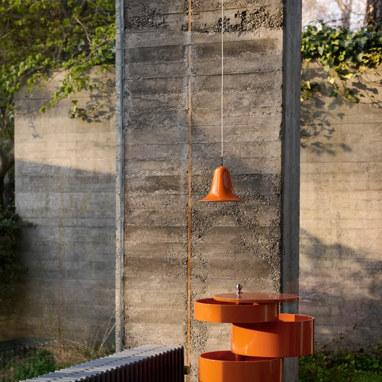 Suspension PANTOP Ø23 Orange Vif VERPAN