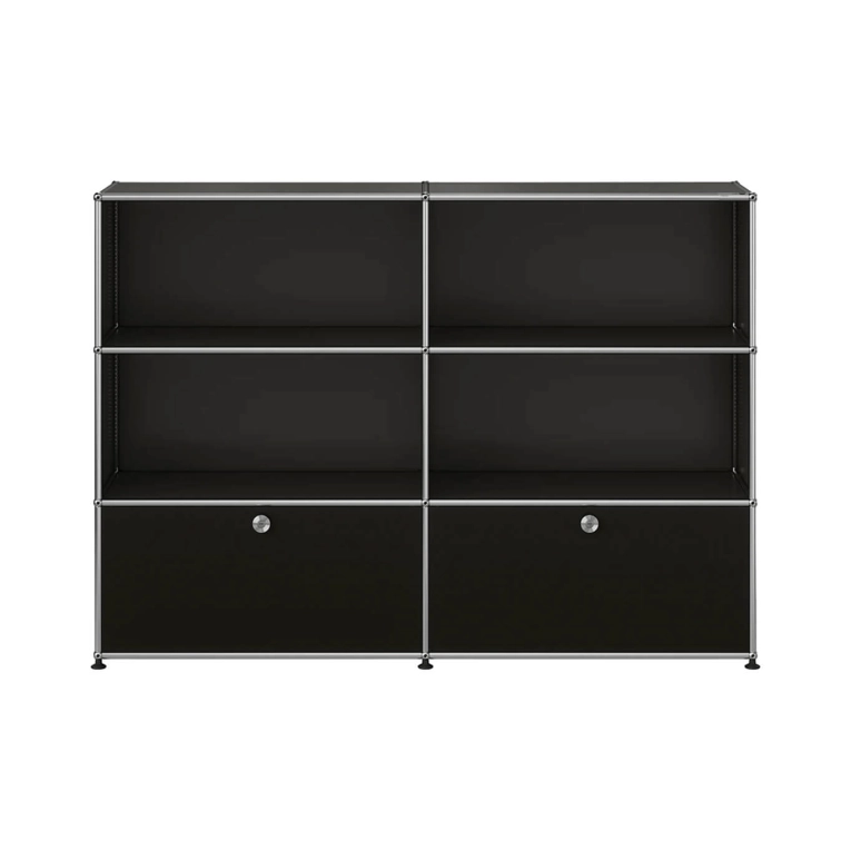 Meuble de rangement USM HALLER M65 Noir Graphite USM HALLER