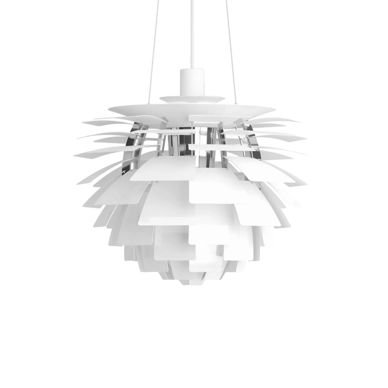 Suspension PH ARTICHOKE Ø48 Blanc LOUIS POULSEN
