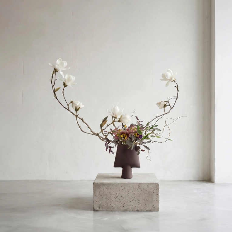 Vase SPHERE SQUARE mini Chocolat 101 COPENHAGEN