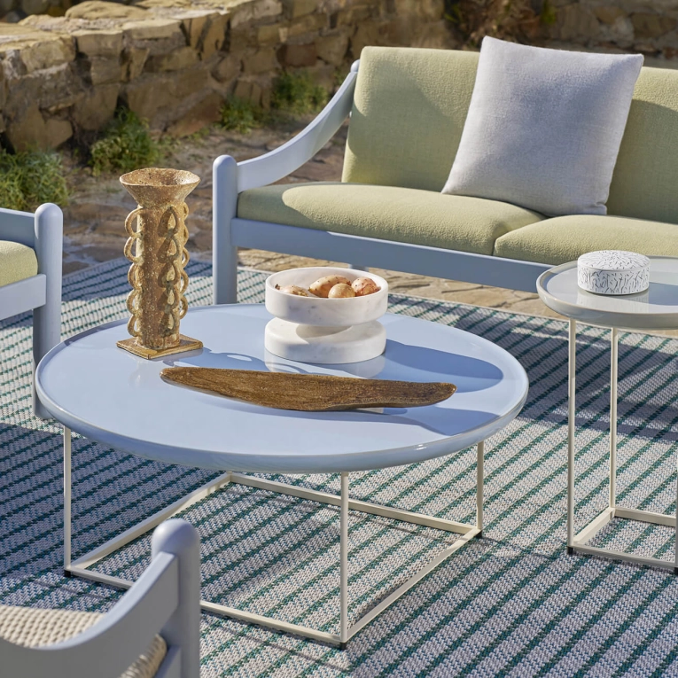 Table basse extérieure TOREI OUTDOOR  Ø 39 Poussière CASSINA