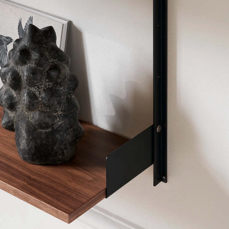 Etagère NEW WORKS WALL 1900 Noir/ Noyer NEW WORKS