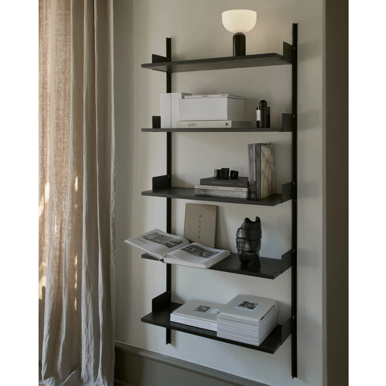 Etagère NEW WORKS WALL 1900 Noir/ Frêne Noir NEW WORKS
