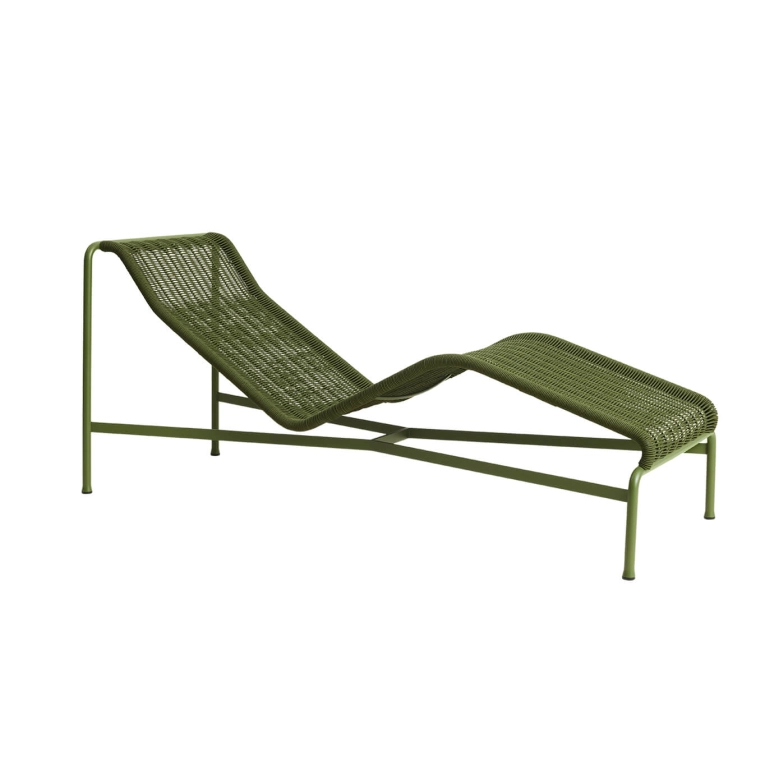 Bain de soleil, chaise longue et hamac Chaise Longue PALISSADE CORD Olive HAY