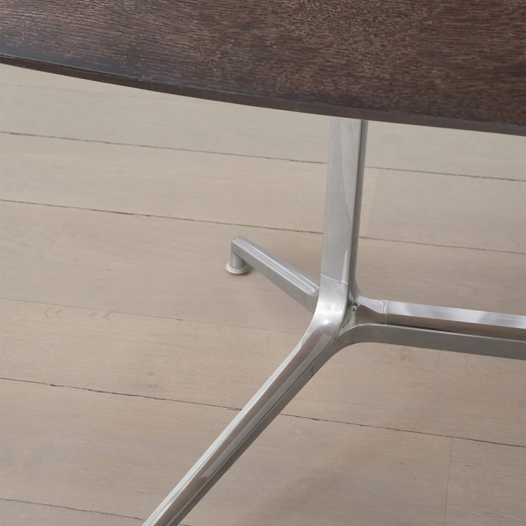 Table entreprise SWIVEL TABLE 437 Medium Chêne foncé VIPP