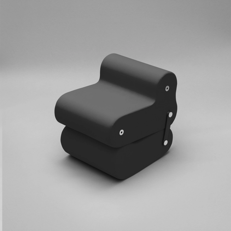 Fauteuil MULTICHAIR Noir B-LINE