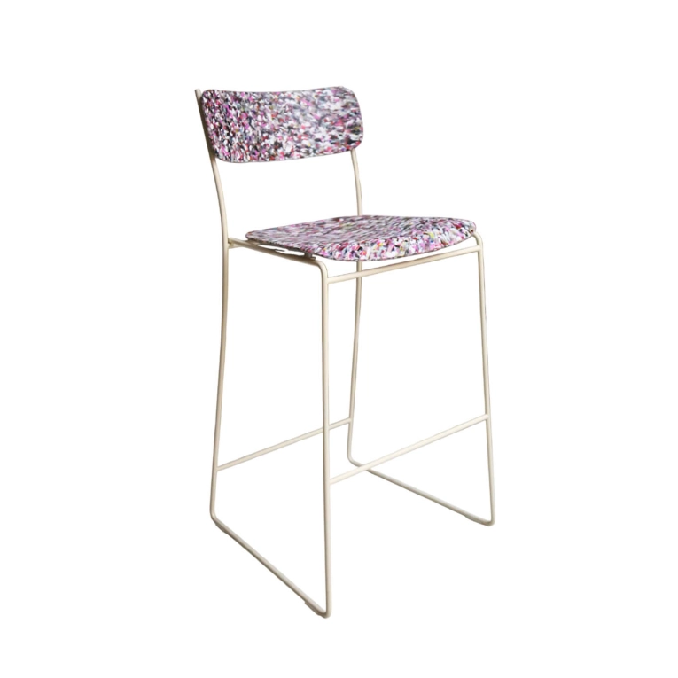 Tabouret haut SEN 95.6 Multicolore/ blanc NOMA