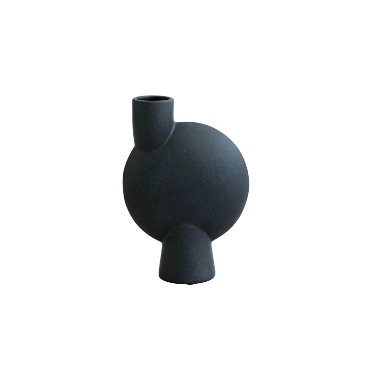 Vase SPHERE BUBL medio Noir 101 COPENHAGEN