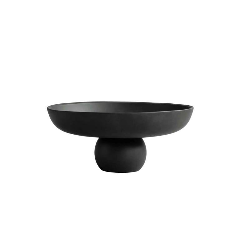 Centre de table & corbeille BABURU BOWL big Noir 101 COPENHAGEN
