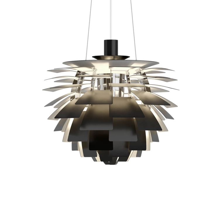 Suspension PH ARTICHOKE Ø48 Noir LOUIS POULSEN