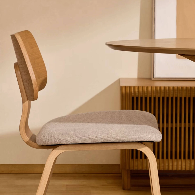 GENA Chenille Beige / Chêne KAVE HOME