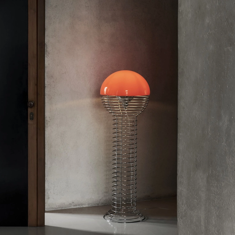 Lampadaire WIRE Orange VERPAN