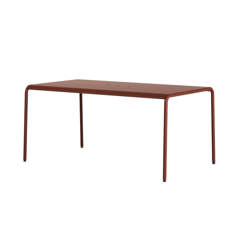 Table extérieure PANORAMA Rouge Brique L 160 TIPTOE