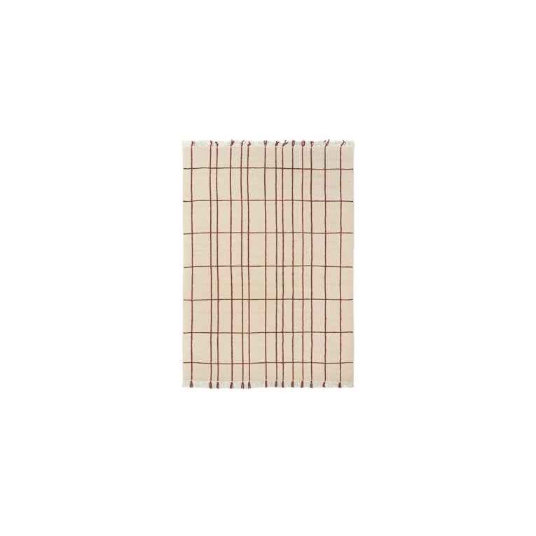 Tapis SEN Beige Marron FERM LIVING