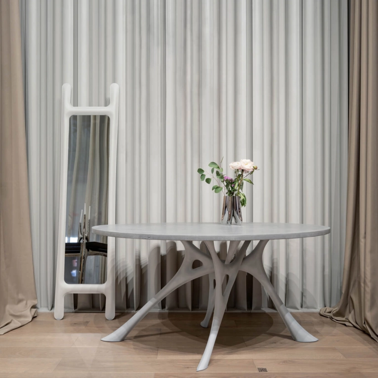 Miroir DRAB Blanc brillant ZIETA