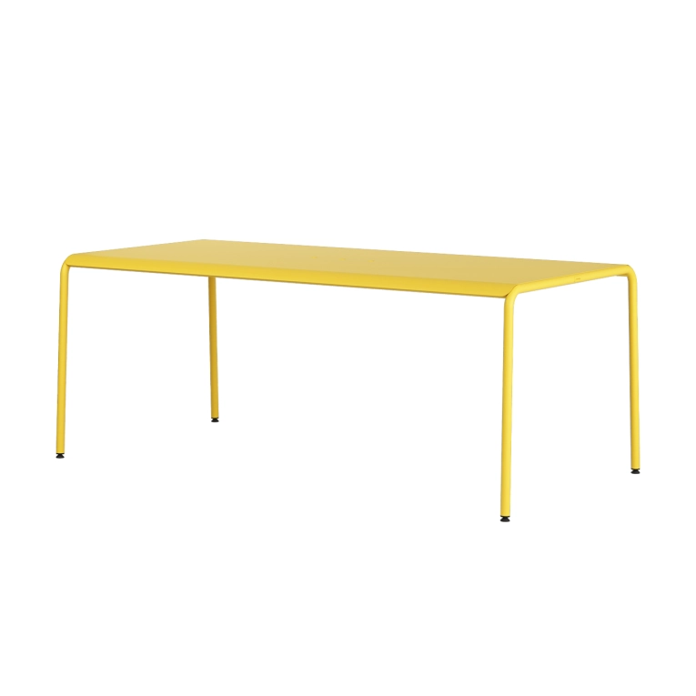 Table extérieure PANORAMA Jaune Soleil L 190 TIPTOE