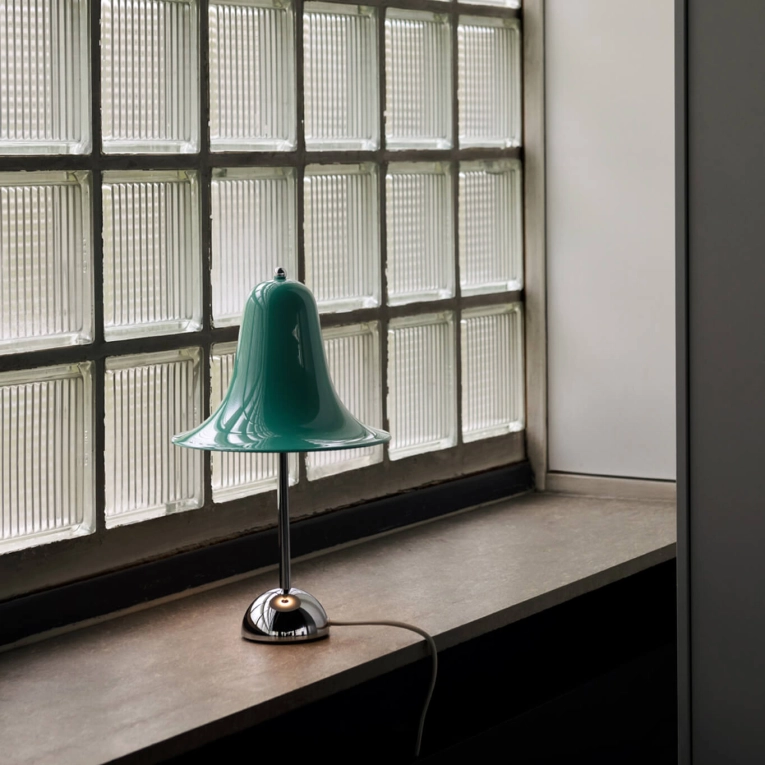 Lampe à poser PANTOP Ø 23 Bleu Sarcelle Foncé VERPAN
