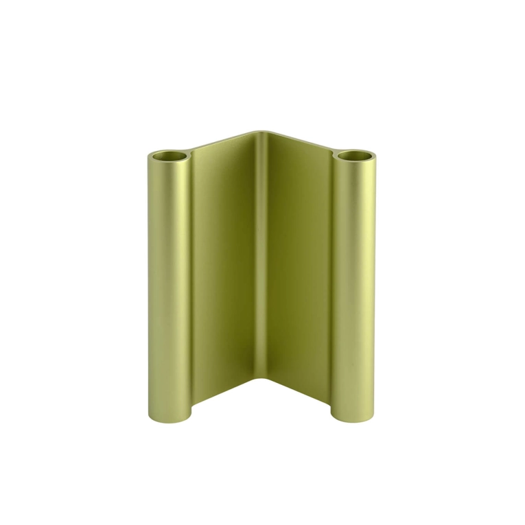 Photophore, bougeoir et bougie PAIR H 18 Vert MUUTO