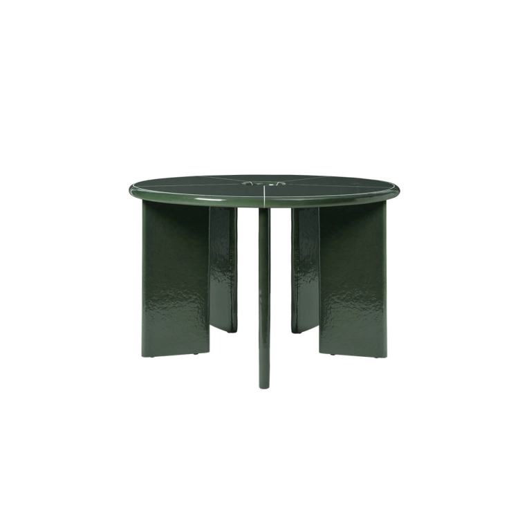 Table extérieure DEYA Ø120 Vert Foncé FERM LIVING