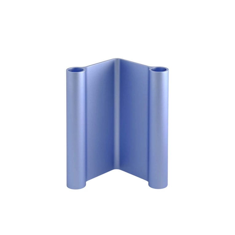 Photophore, bougeoir et bougie PAIR H 18 Bleu clair MUUTO
