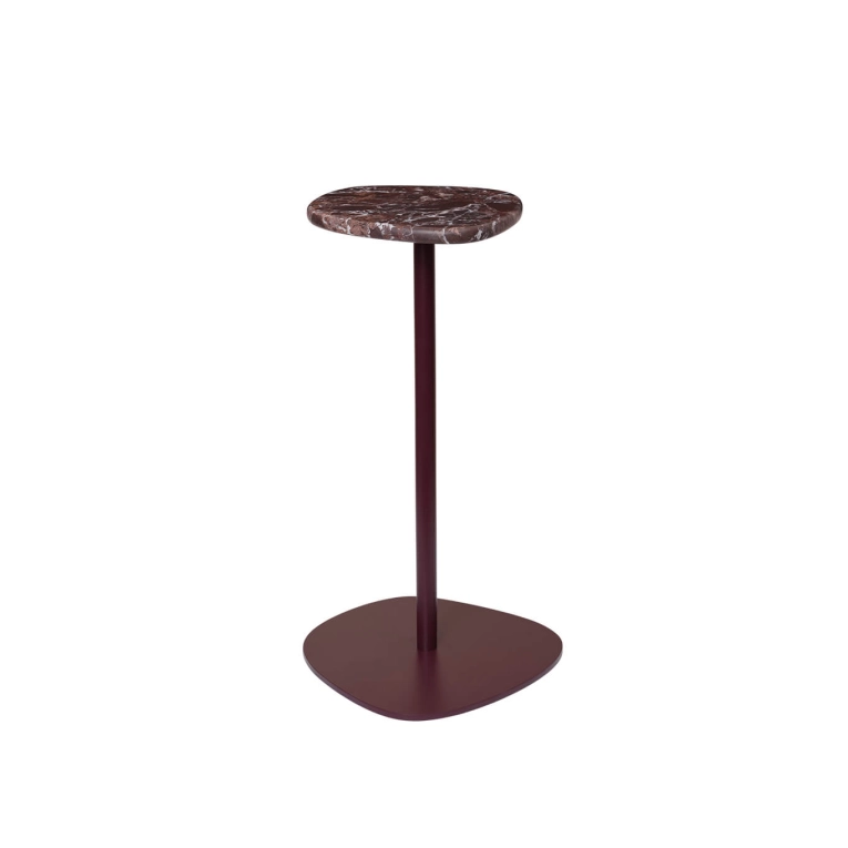 Table d'appoint guéridon PLYO L 30 Prune Foncé FERM LIVING