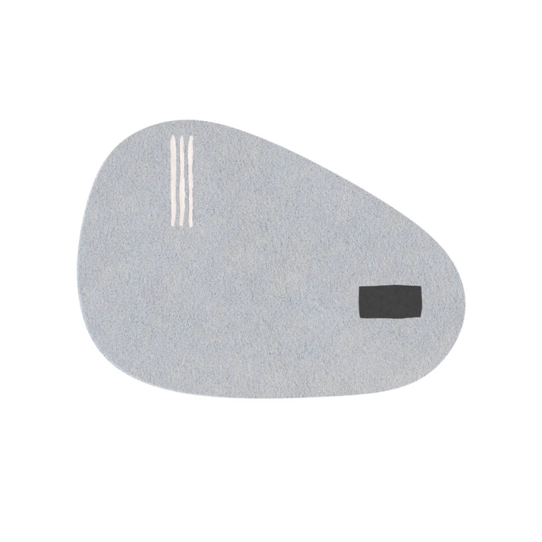Tapis ONIGIRI 255x183 Gris TACCHINI