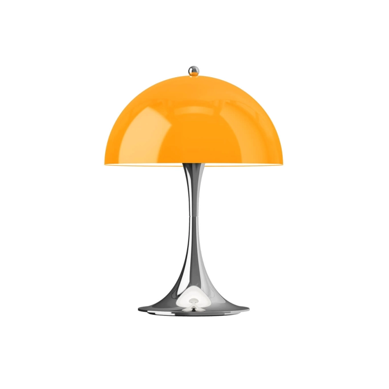 Lampe sans fil PANTHELLA 250 PORTABLE V3 Orange opale/ chrome LOUIS POULSEN